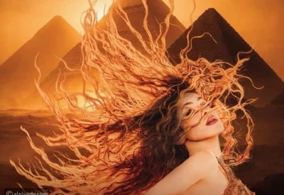 "مبسوطة هغني في مصر".. شاكيرا توجه رسالة بالعربية قبل حفل الأهرامات