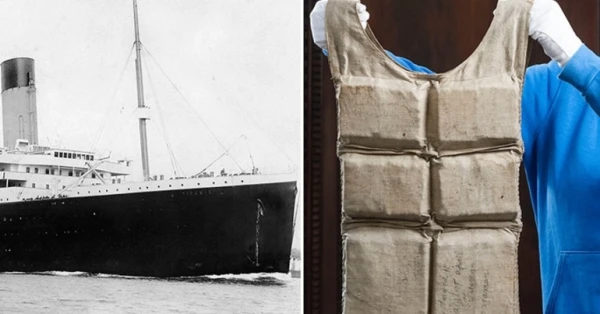 لأول مرة منذ 114 عامًا.. بيع سترة نجاة ناجية من تيتانيك في مزاد علني