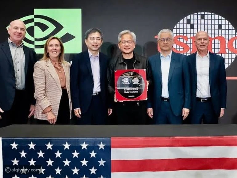 إنفيديا تطلق أول رقاقة "بلاكويل" أمريكية الصنع بالتعاون مع TSMC
