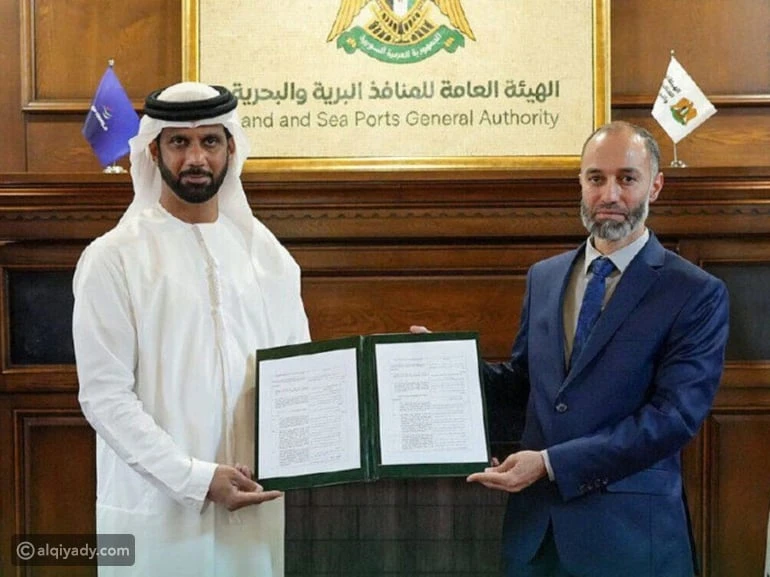 موانئ دبي تستثمر 800 مليون دولار لتطوير ميناء طرطوس السوري