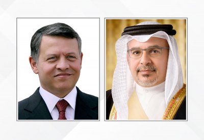 سمو ولي العهد رئيس مجلس الوزراء يهنئ العاهل الأردني بذكرى الاستقلال