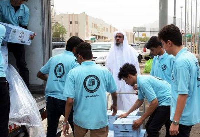 جمعية توفر 48 ألف عبوة ماء