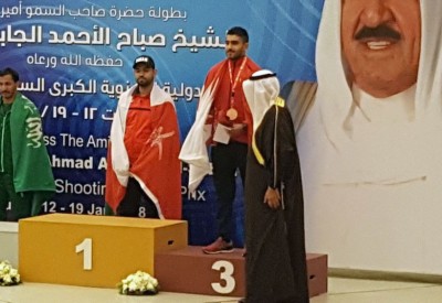 محمود حاجي يحقق برونزية في بطولة أمير الكويت للرماية