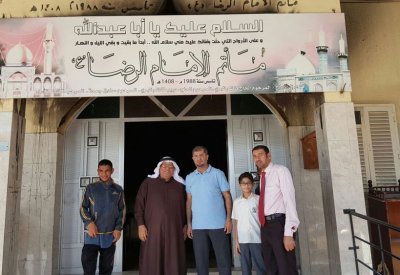 البلدي الخياط يزور مأتم الرضا بعد تعرضه لحريق