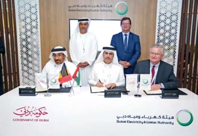 "الربط الكهربائي الخليجي" و "هيئة كهرباء دبي" يوقعون تخزين الطاقة