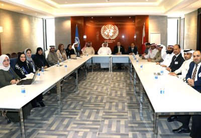 دفعة من متدربي (قيادات) تبدأ تدريبها في بيت الامم المتحدة