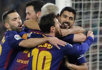 برشلونة يسجل 4000 هدف على ملعبه