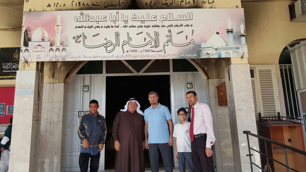 البلدي الخياط يزور مأتم الرضا بعد تعرضه لحريق