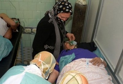 حالات اختناق بغازات إثر قصف للنظام السوري على سراقب