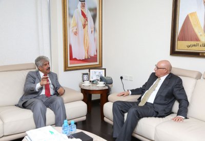 الدكتور مصطفى السيد يستقبل السفير المغربي لدى البحرين
