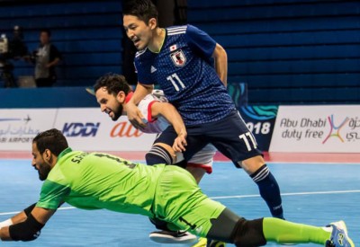 منتخب الصالات يخسر من اليابان ويودع كأس آسيا