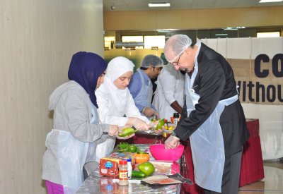 جامعة الخليج العربي تنظم مسابقة "أطباق بدون نار"