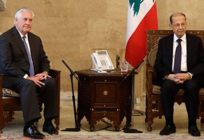 تيلرسون: لا فرق بين الجناحين العسكري والسياسي لحزب الله