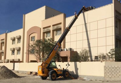 الأشغال: بدء انشاء طابق إضافي بمدرسة السلام الابتدائية للبنات