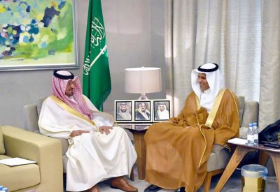 وزير النقل السعودي يستقبل سفير مملكة البحرين لدى الرياض