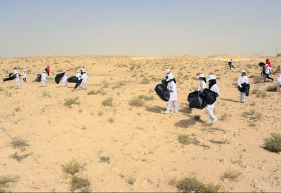 بلدية الجنوبية تنظم أكبر حملة نظافة في البر