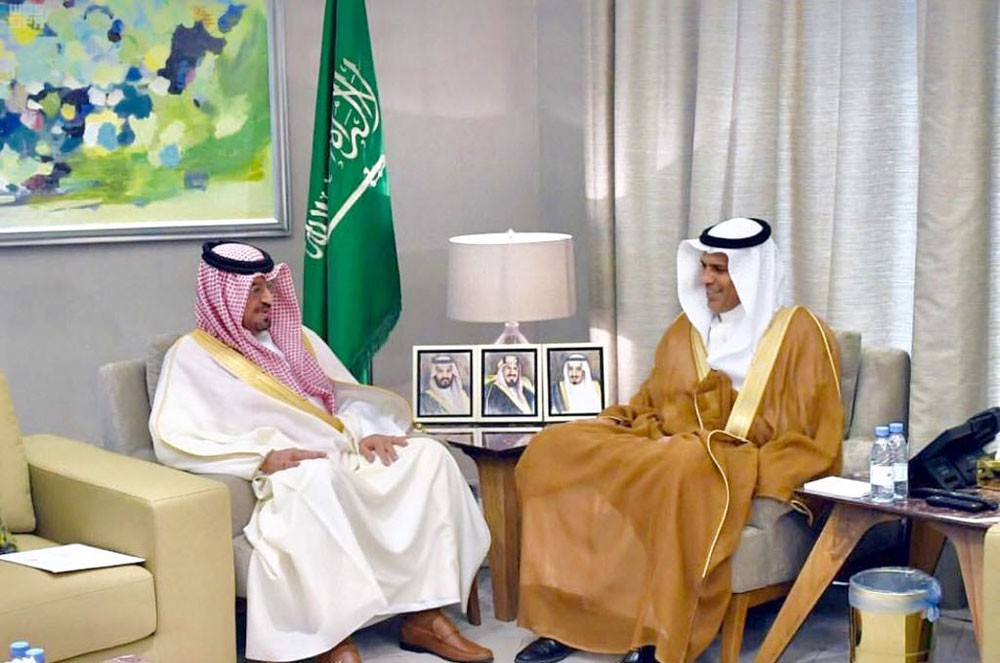 وزير النقل السعودي يستقبل سفير مملكة البحرين لدى الرياض
