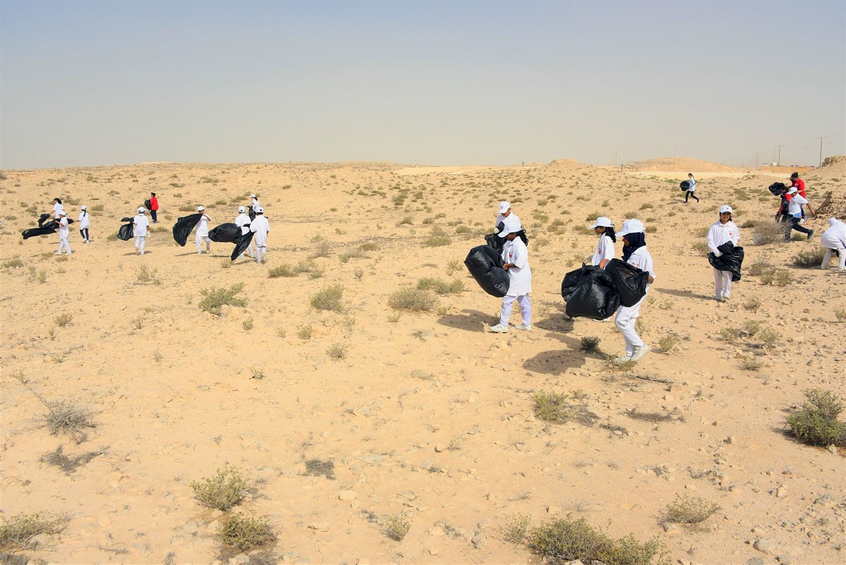 بلدية الجنوبية تنظم أكبر حملة نظافة في البر