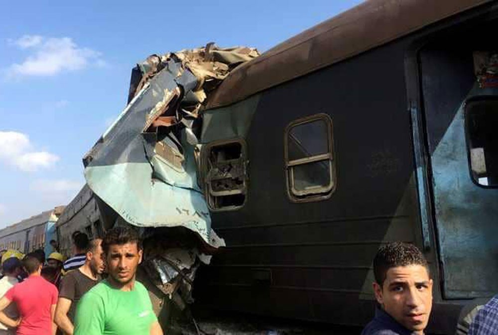 قتلى في تصادم قطارين بمصر