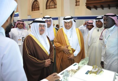 سمو الشيخ علي بن خليفة يفتتح معرض جيو 2018