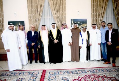 السلطات الثلاث تشهد حفل عقد قران الزميل راشد الغائب