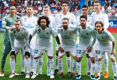 ريال مدريد الأكثر تهديفا في 2018