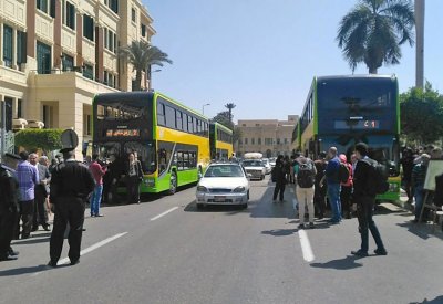 حافلات ذات طابقين في القاهرة لأول مرة