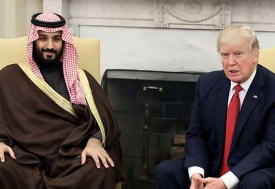 "نشاطات إيران الخبيثة" على طاولة ولي العهد السعودي وترامب