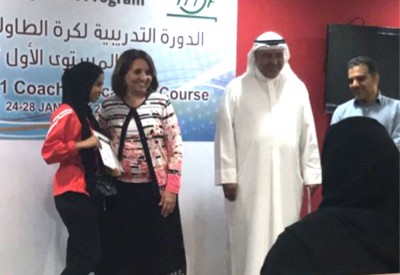لاعبة التنس البحرينية إيمان فرج : أطمح ان اكون حكم و مدربة تنس مستقبلاً