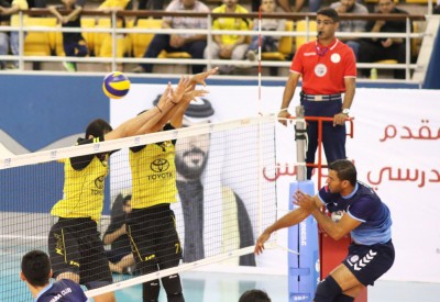 طائرة الأهلي تحلق إلى نهائي دوري الطائرة على حساب النجمة