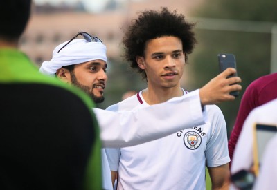 ليروي ساني نجم مانشستر سيتي يتحدث عن بطولة كأس السيتي لكرة القدم في أبوظبي