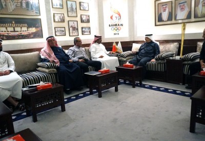 عسكر يستقبل رئيس الاتحاد البحريني للبولينج