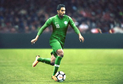 المنتخب السعودي يدشن قميص مونديال روسيا