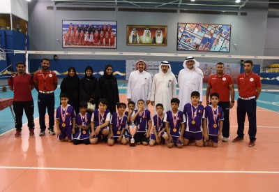 أم الحصم تُحقق كأس بطولة مدارس البنين الابتدائية للكرة الطائرة