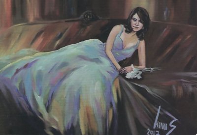 معرض الفنانة لميس الحصار في جمعية الفنون التشكيلية