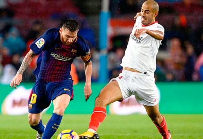 برشلونة أمام أشبيلية في تجربة مسبقة لنهائي الكأس