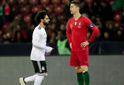 محمد صلاح يعادل رقم رونالدو