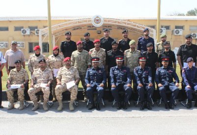 مدير إدارة المراسم وحماية الشخصيات يكرم 36 مشاركا في دورتين متخصصتين