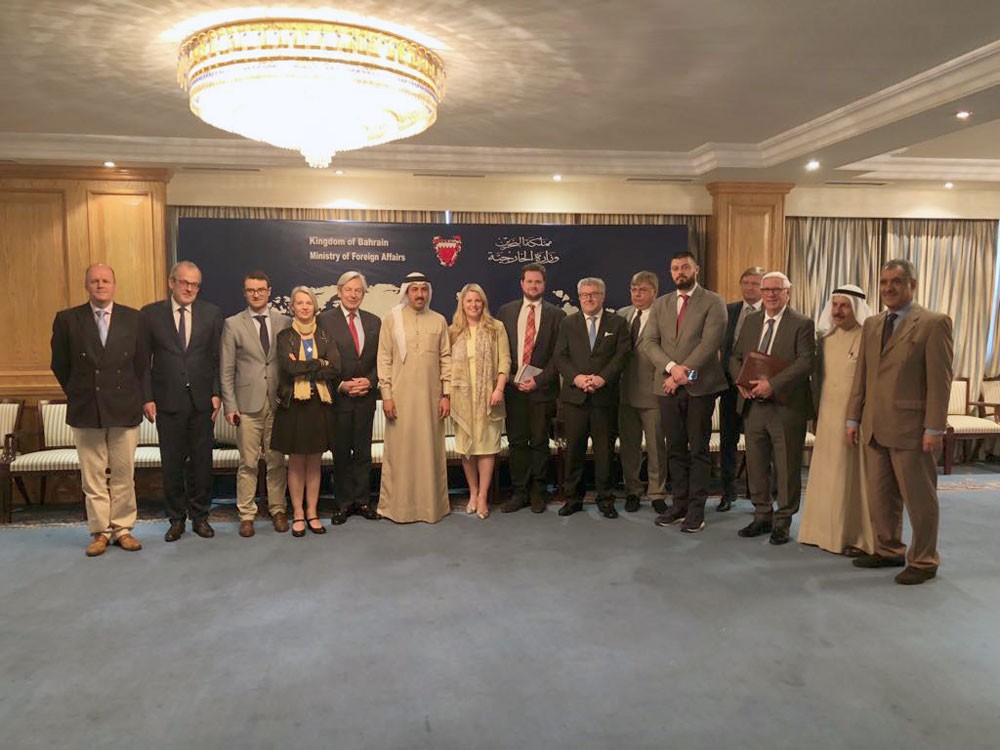 وكيل وزارة الخارجية للشؤون الدولية يستقبل وفداً من حزب المحافظين والإصلاحيين الأوروبيين