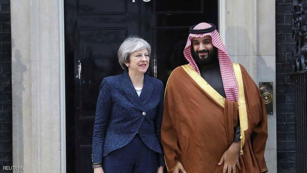 ولي العهد السعودي وماي يتفقان على التصدي لإيران