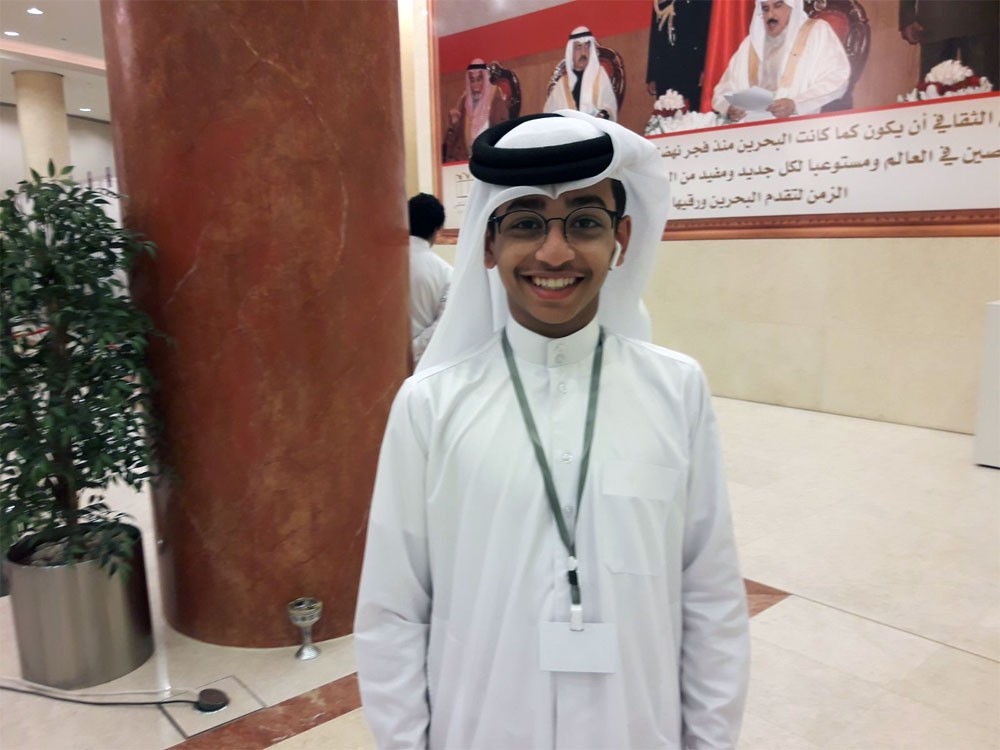 عبدالله نجم.. أصغر منظم متطوع بانتخابات الغرفة