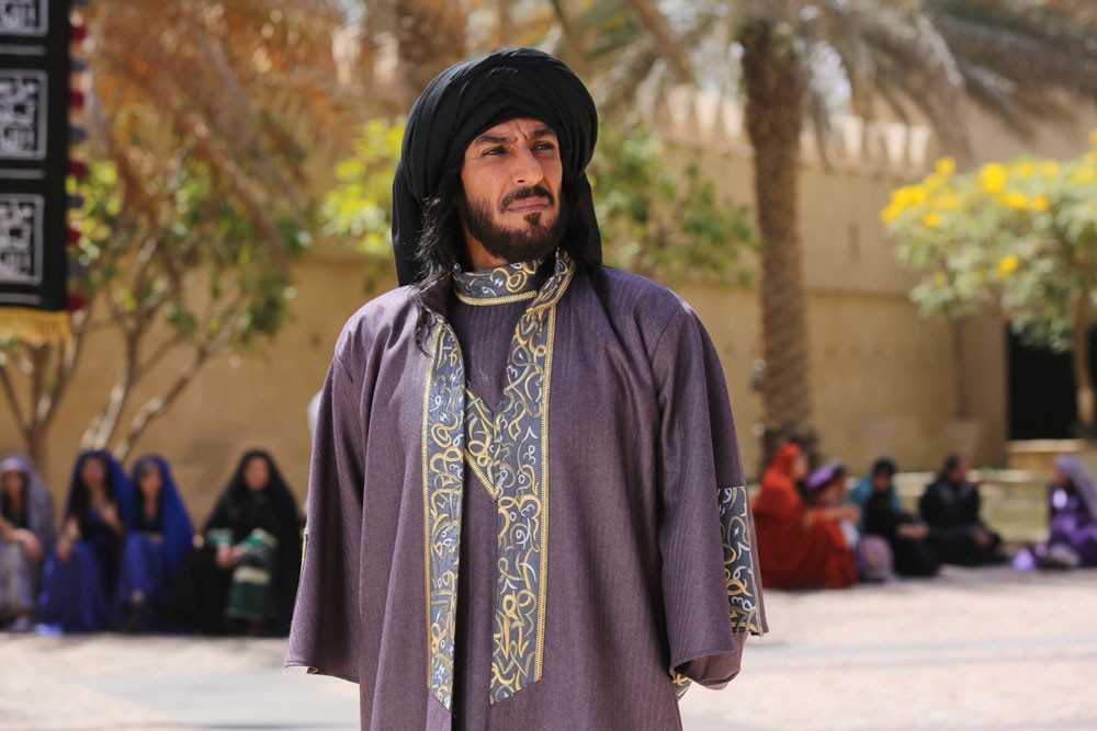 عبد المحسن النمر واسيل عمران في بطولة هارون الرشيد 