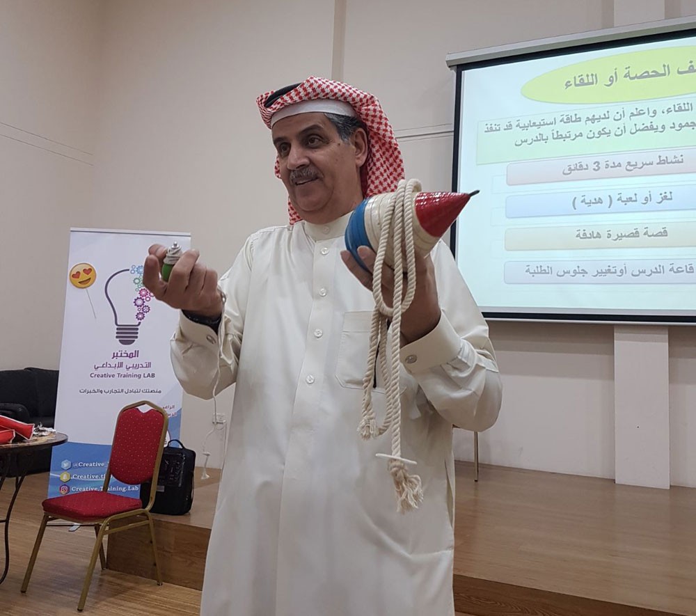 "العبها صح مع الرقم 3" ورشة عمل بالمختبر الإبداعي