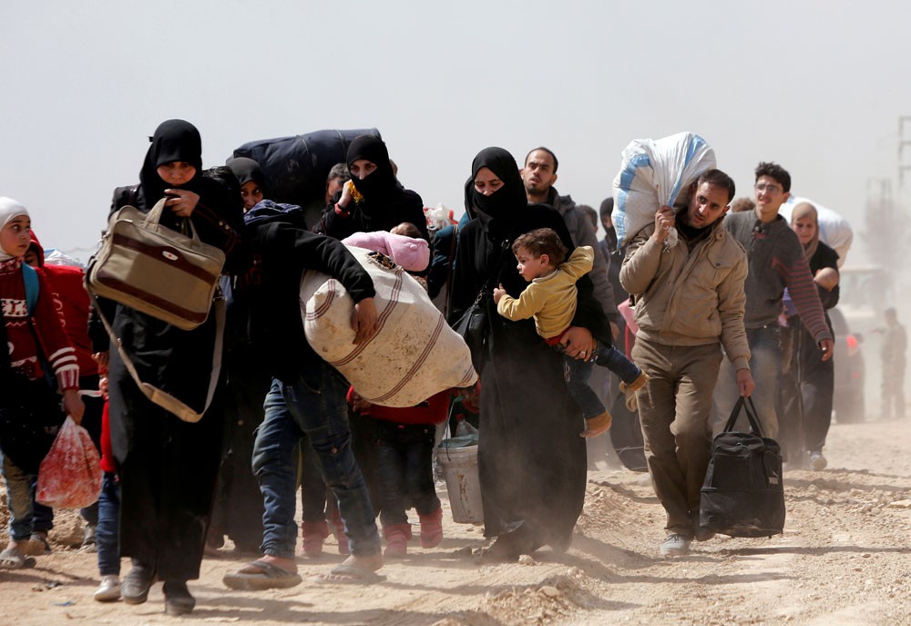 موسكو: 105 آلاف مدني غادروا الغوطة الشرقية