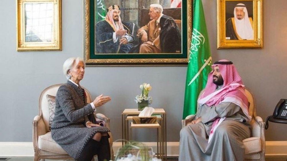 محمد بن سلمان يستعرض مع لاغارد مبادرات رؤية 2030