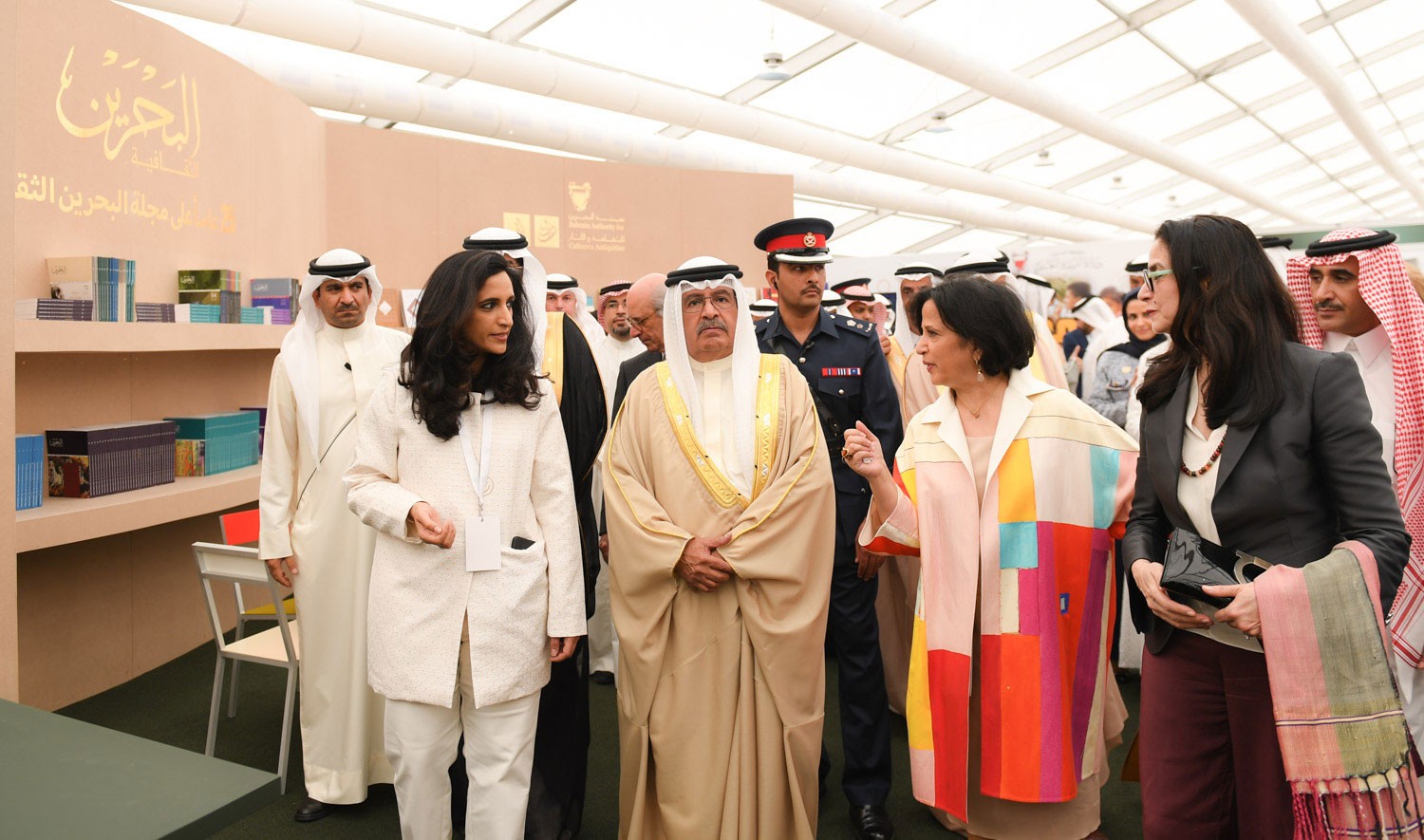 سمو الشيخ علي بن خليفة يفتتح معرض البحرين الدولي الثامن عشر للكتاب‎