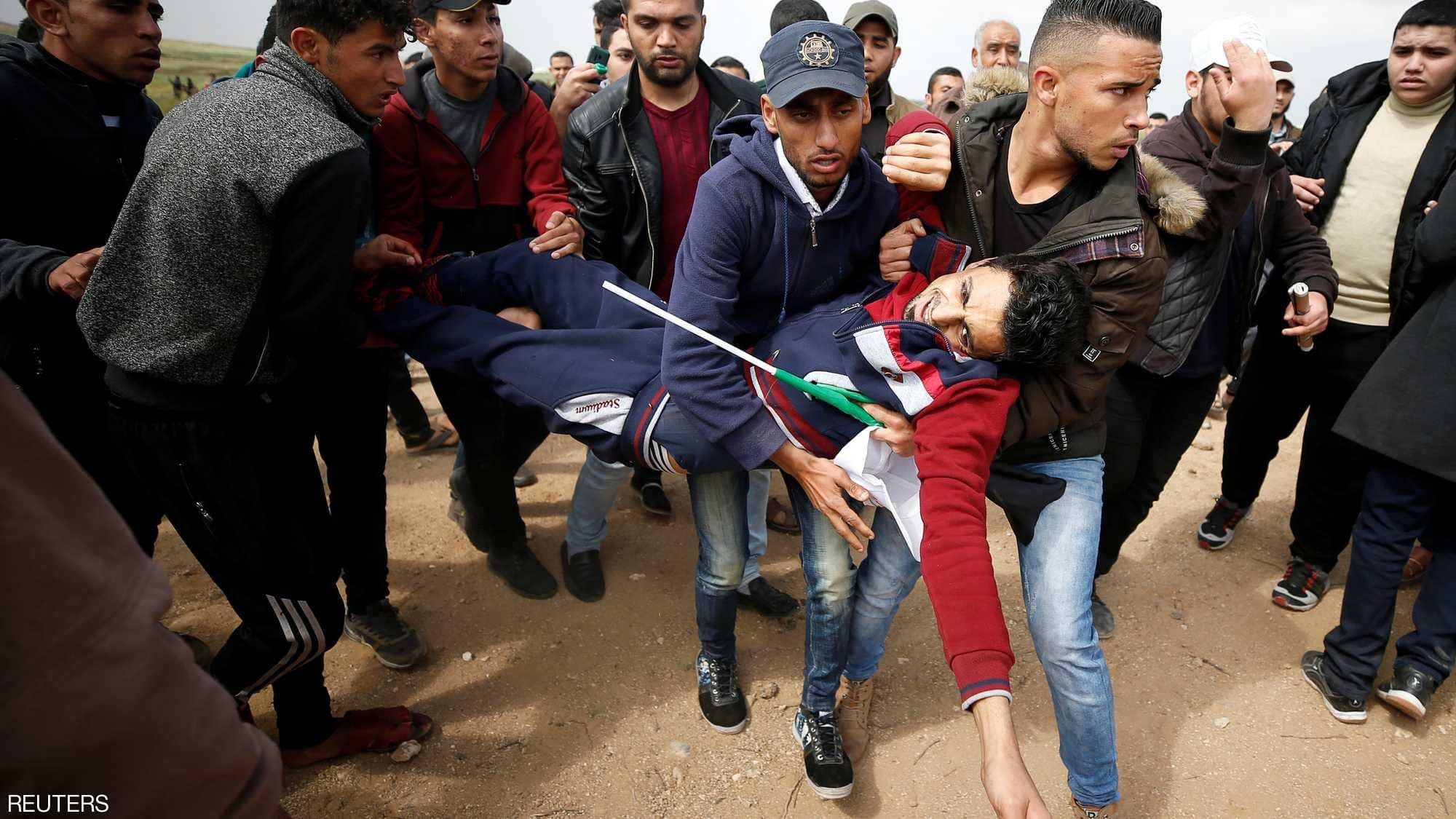 "اليوم الأكثر دموية" في غزة جراء قمع إسرائيل لمسيرات العودة