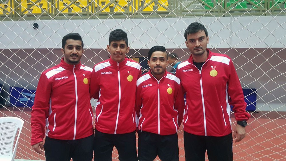 فضيتان وبرونزية لمنتخبات الطاولة في غرب آسيا