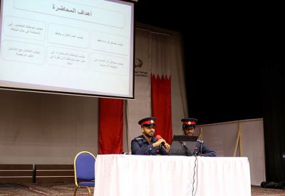 تواصل الحملة التوعوية "تجنب" بمحاضرة في الجامعة الخليجية