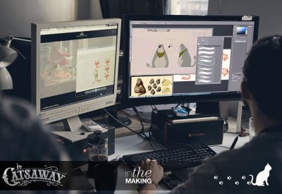بدء أعمال إنتاج فيلم الرسوم المتحركة Catsaway في أبوظبي